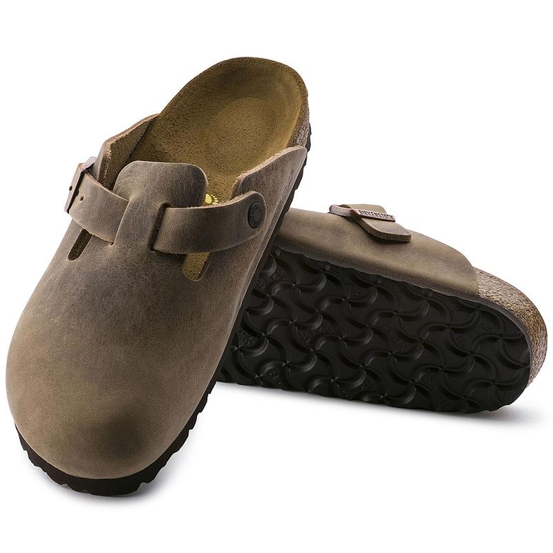 Boston Birkenstock Oiled Kozene Damske Hnede | SK 232GSO